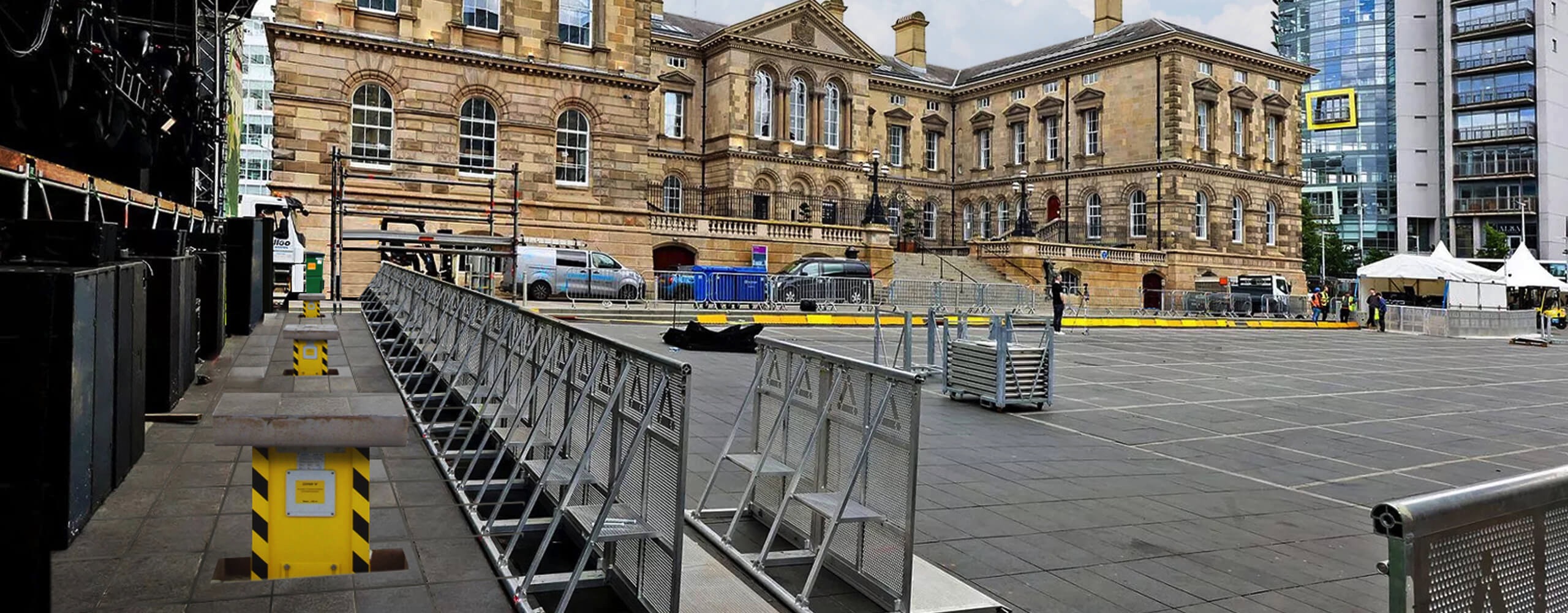 Pop up power units installed in Belfast